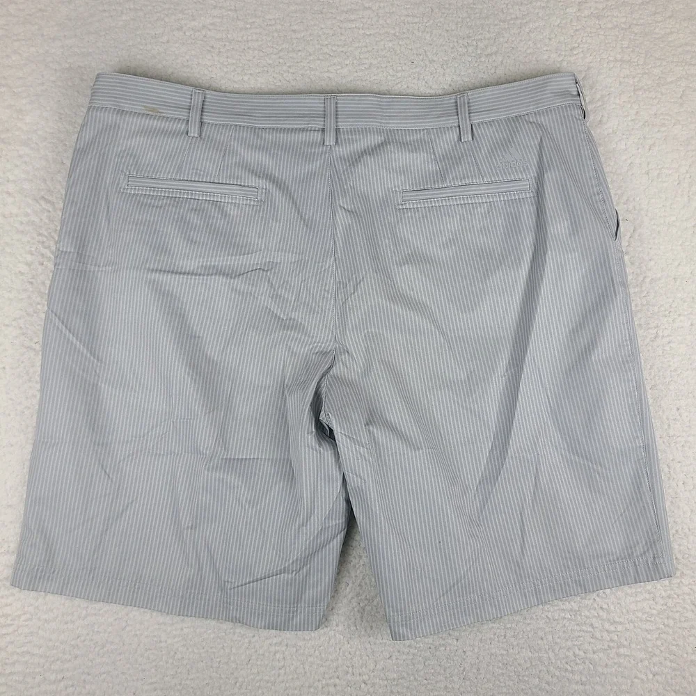 Adidas Shorts Mens 42 Gray‎ Striped 9